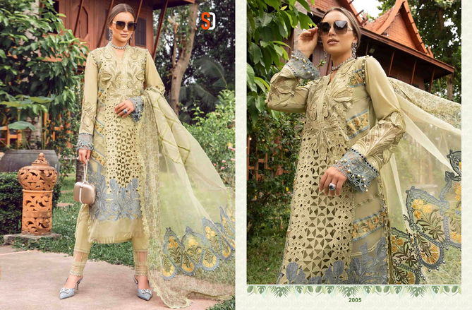 Maria B Lawn Vol 2 By Shraddha Embroidery Pure Cotton Pakistani Suits Wholesale Market In Surat